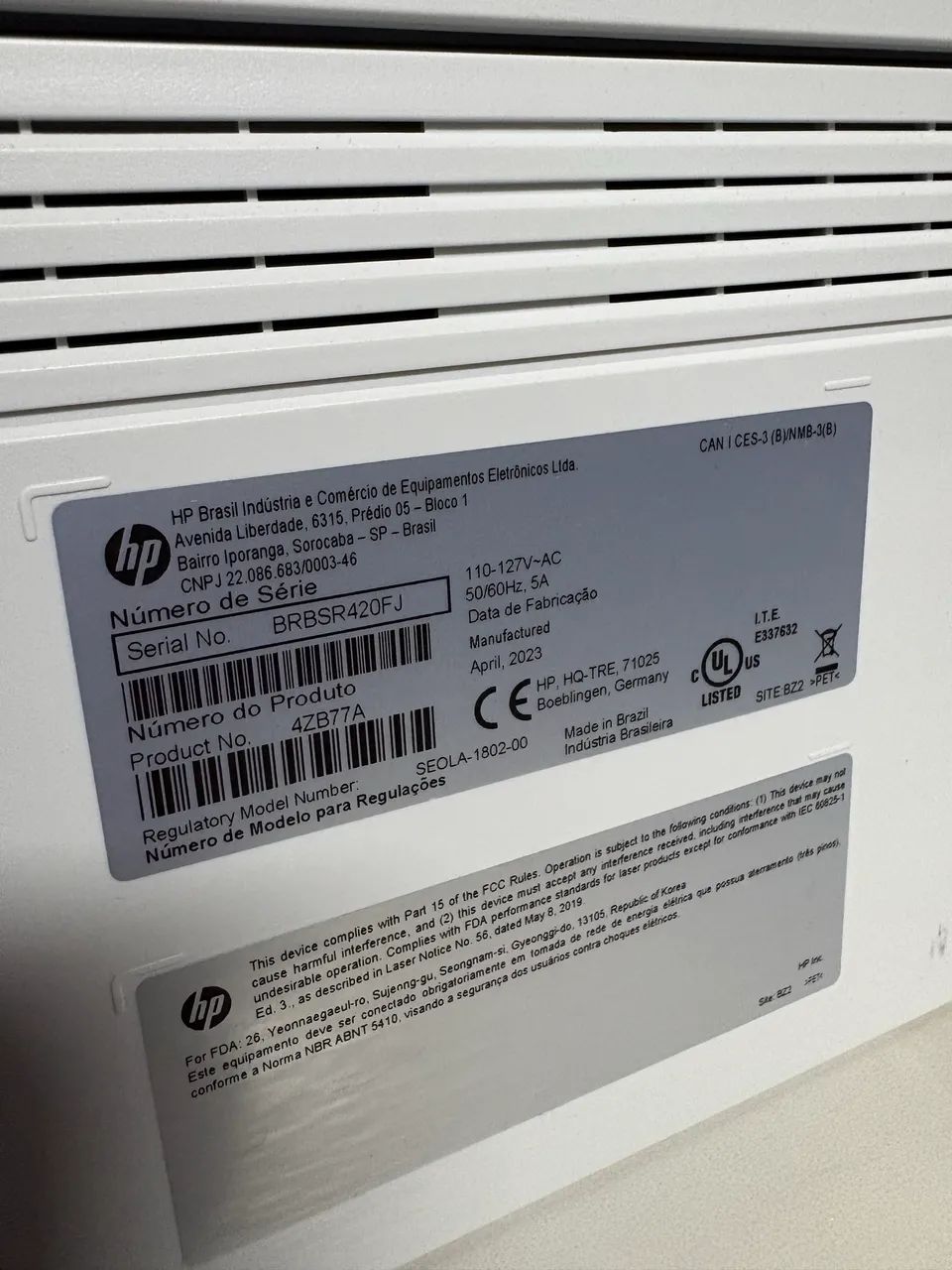 Impressora Laser HP 107a - Foto 4