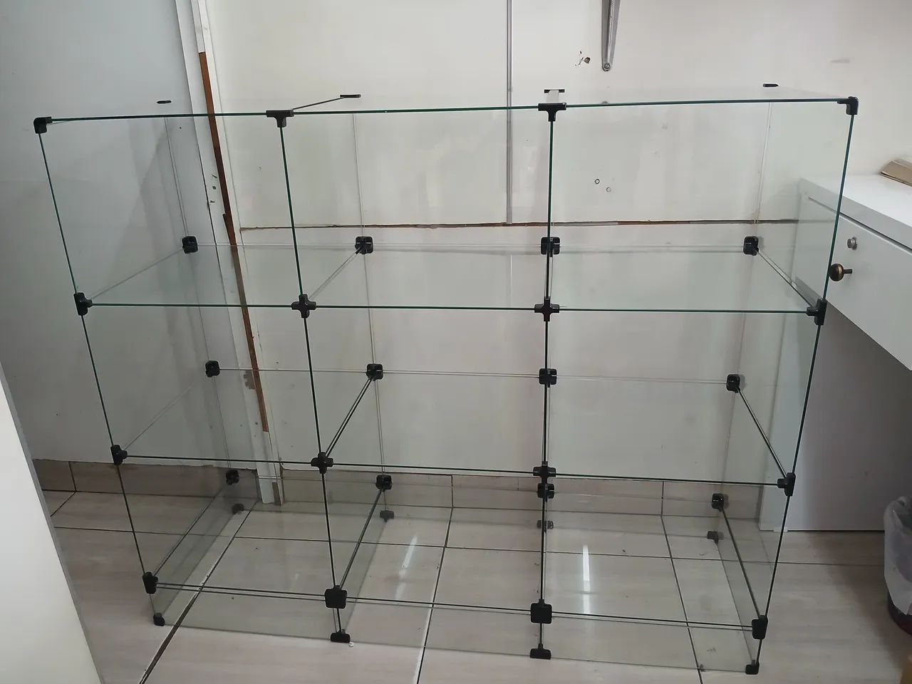 Balcão de vidro 