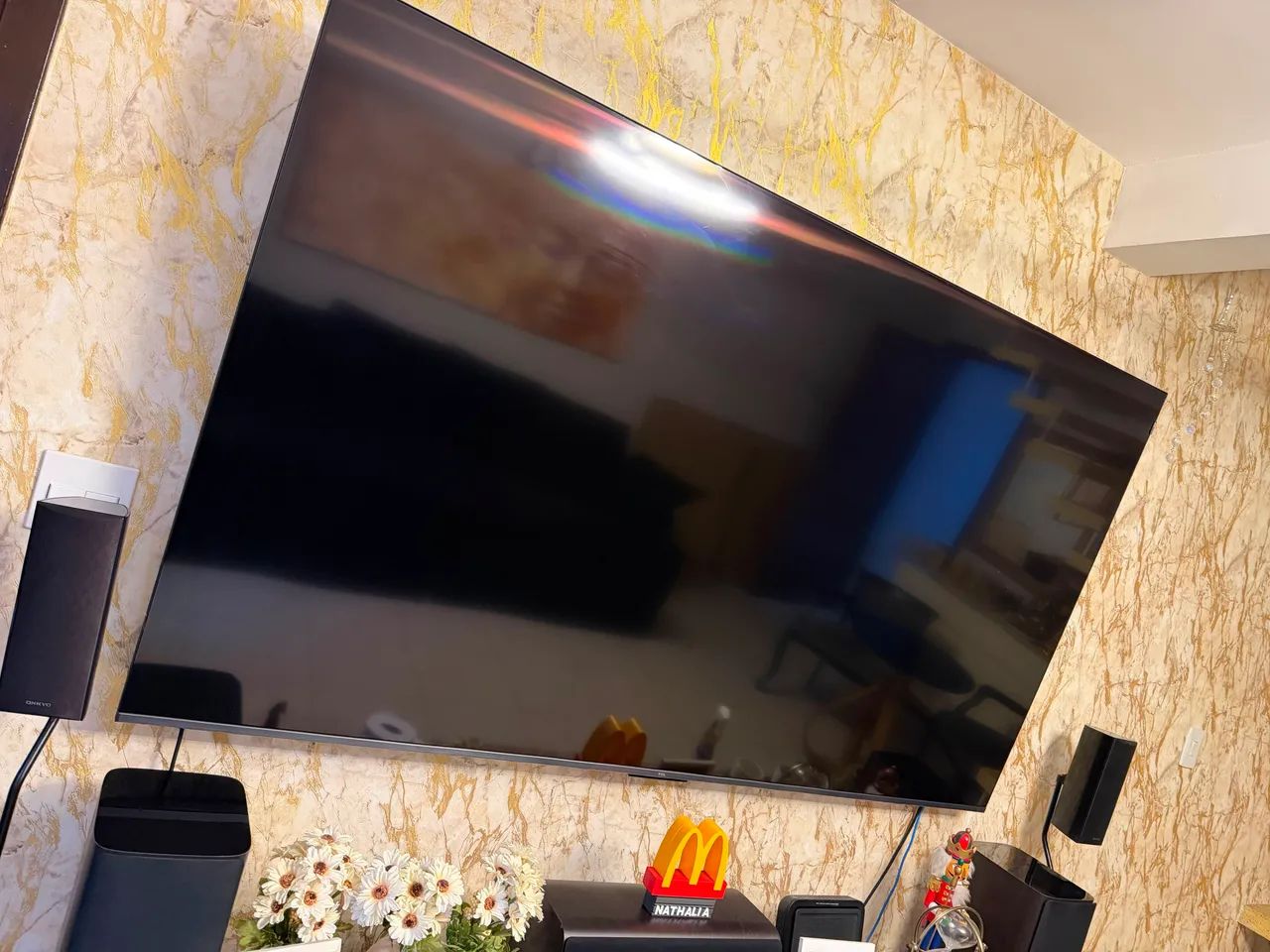 TCL Smart TV Advanced 4K QLED PRO 85C655 Google Tv Dolby Chumbo - Foto 4