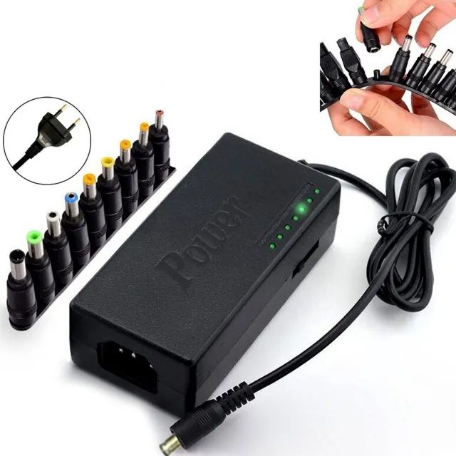 Fonte para Notebook 120W Universal 10 Conectores Chave Seletora