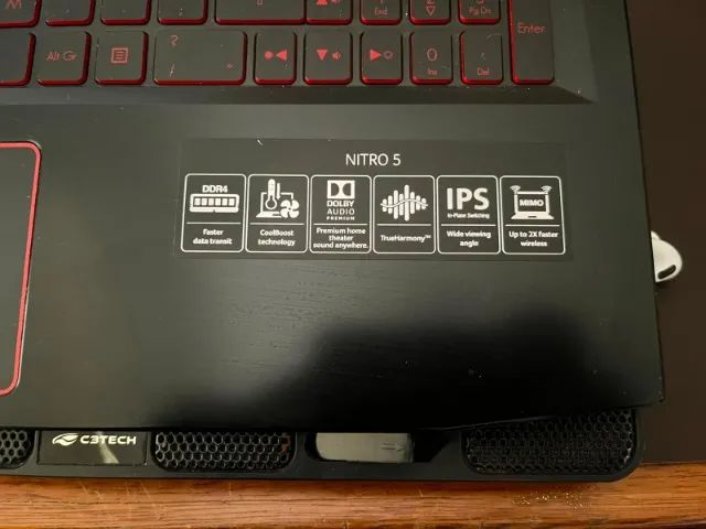 Notebook Acer Nitro 5 AN515-51-77FH | Core i7 | GTX 1050 4GB | SSD - Foto 3