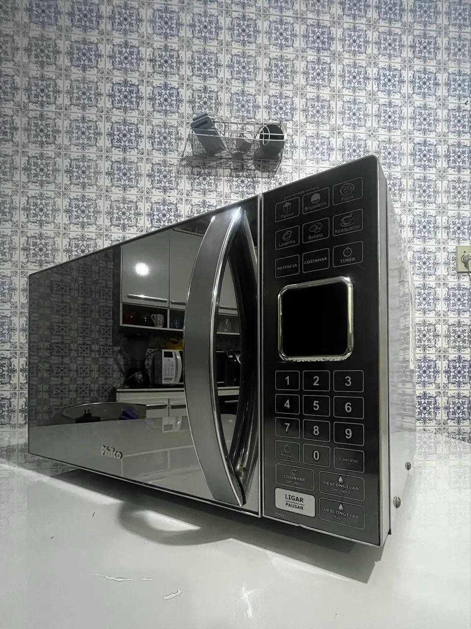 Microondas Espelhado Philco 25L - Foto 3