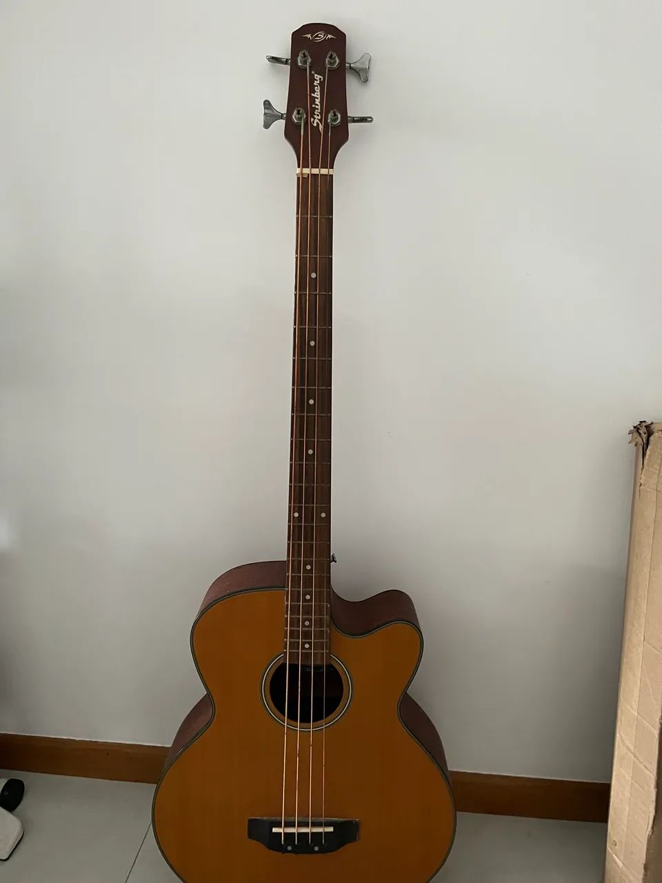 Baixolão semi acústico 