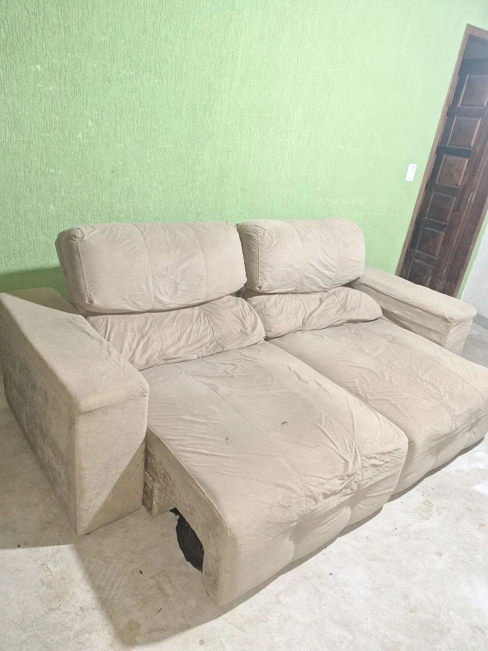 Sofá retrátil e reclinável - entrego - Foto 2