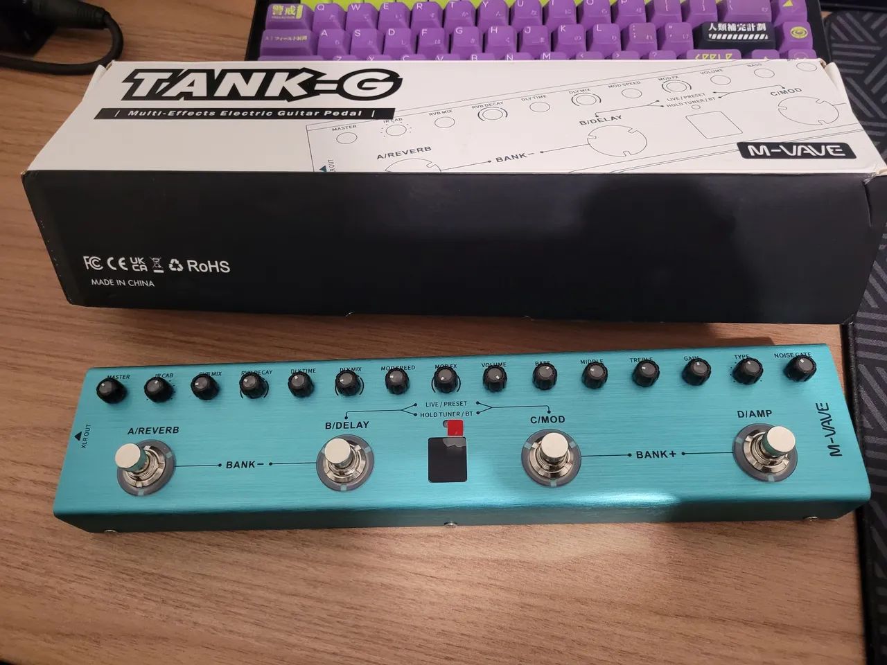 Pedaleira MVave Tank G - Foto 4