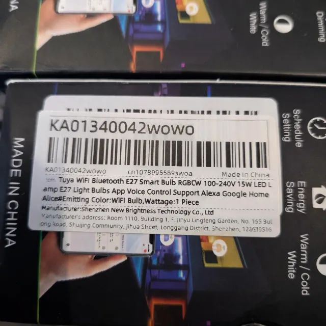 Kit com 2 Lâmpadas Wifi Smart RGB + CCT (compatível com Tuya) - Foto 3