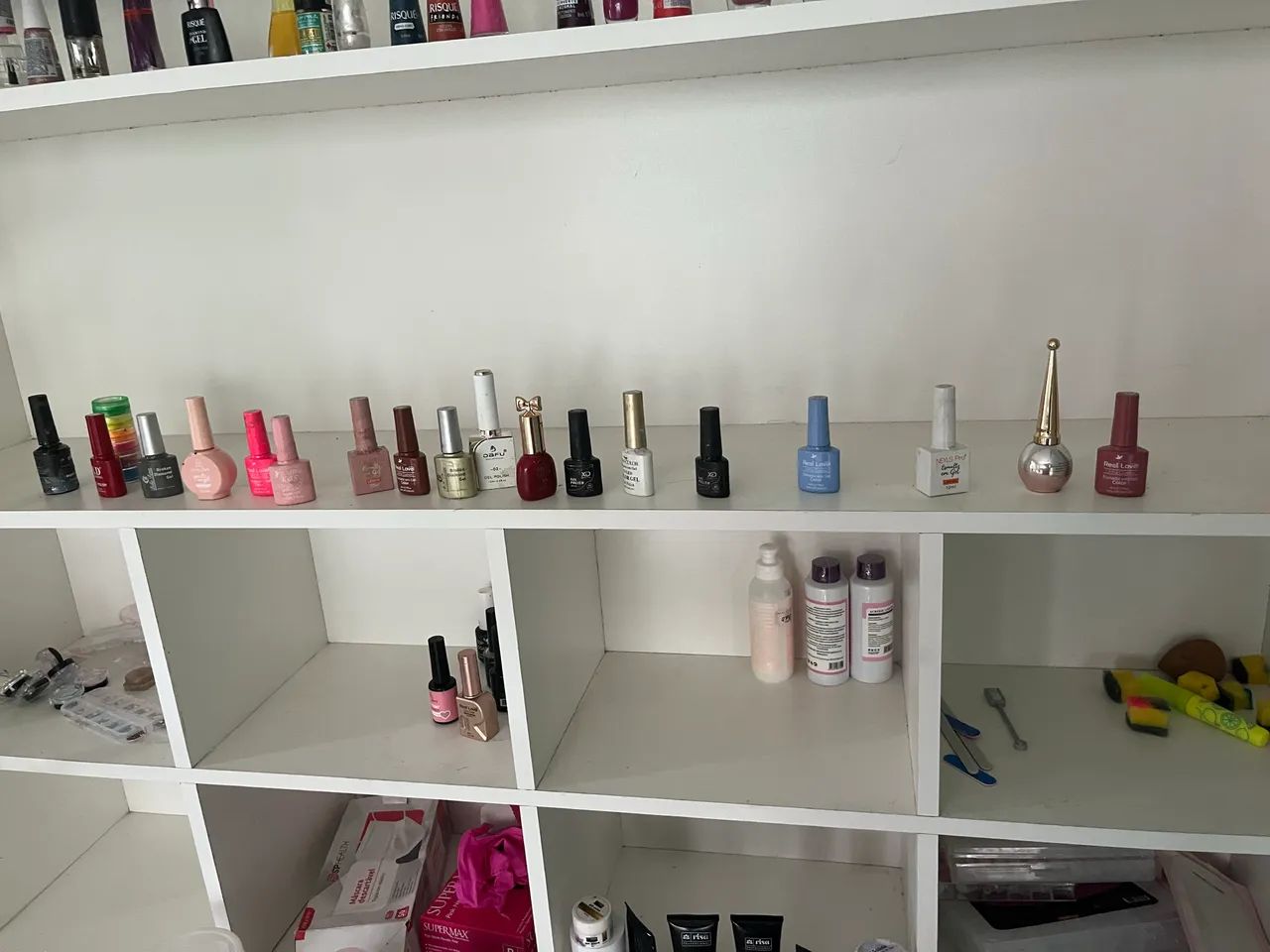 Materiais de nail designer seminovos