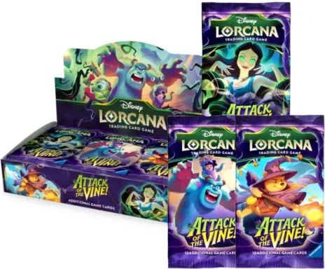 Disney LORCANA Attack of the VineBOX未開封 Disney Lorcana Attack of the Vine TCG - Inglês - Ravensburger