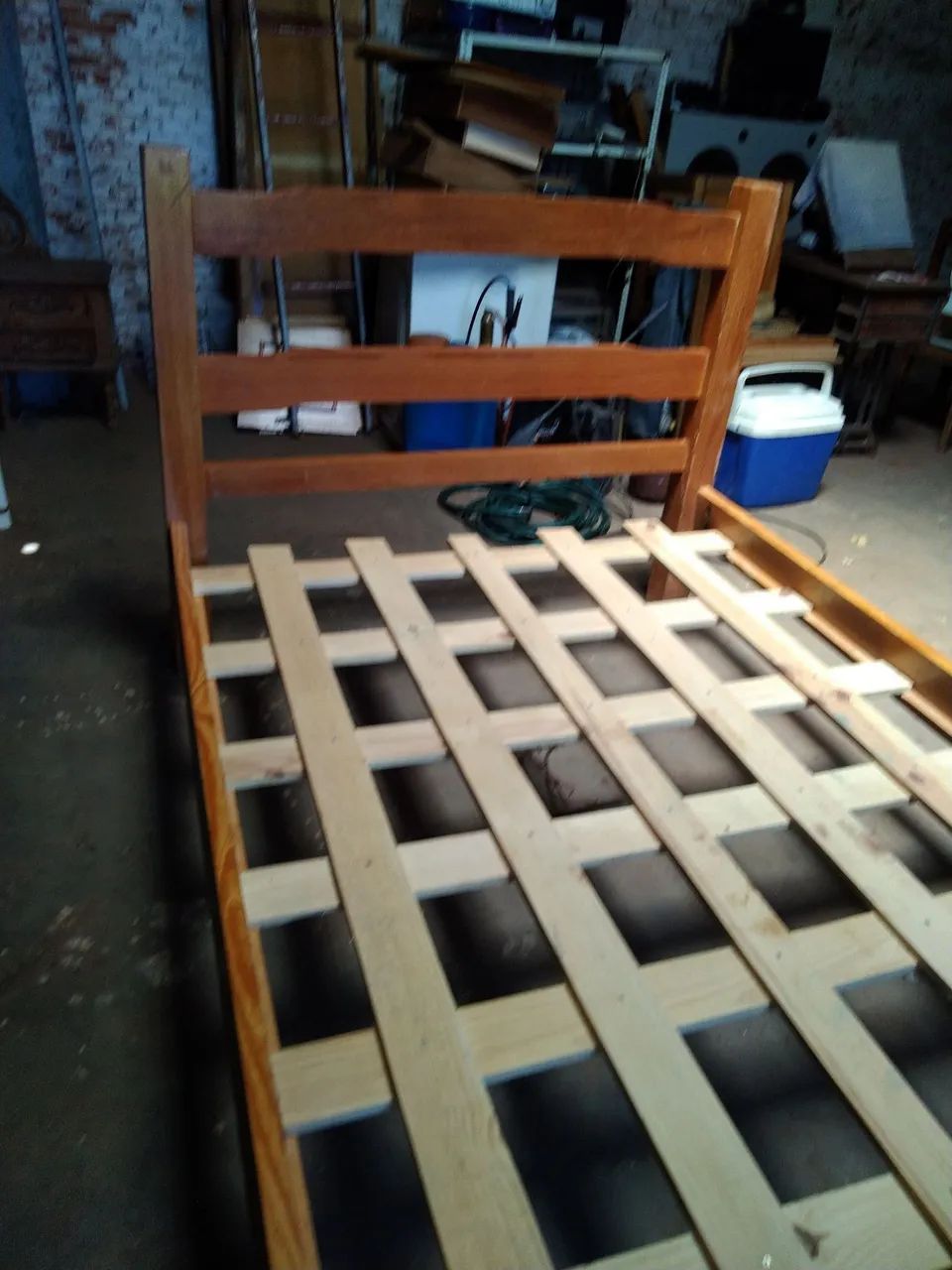 Cama de casal madeira pura  - Foto 3
