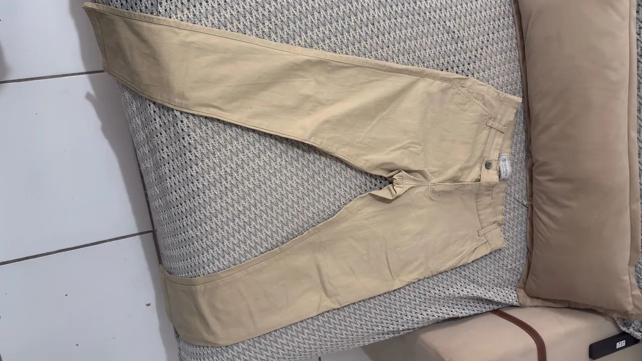 Calça CROMOS Bege tamanho 44 - Foto 3
