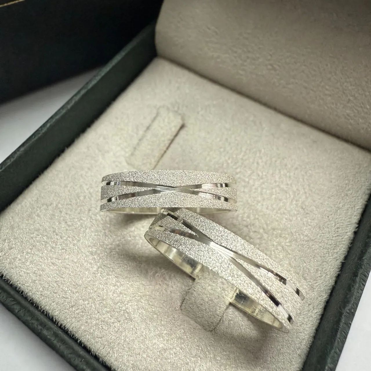 ALIANÇAS PRATA 925 - Foto 2