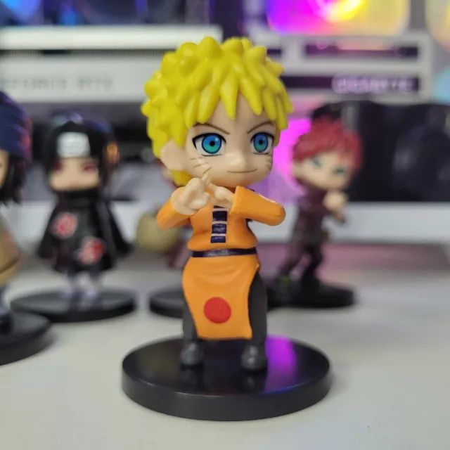 Kit 4 bonecos mini naruto ARTICULADO action figures