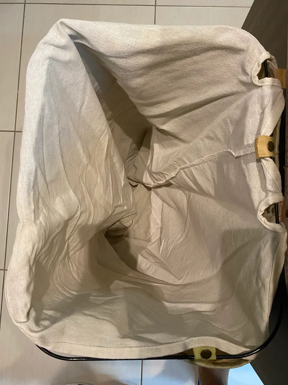 Cesto de roupa em bambu - Foto 3