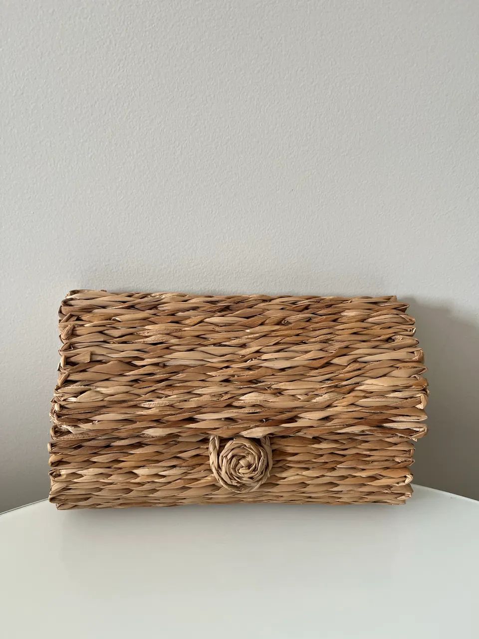 Bolsa carteira de palha - Foto 2
