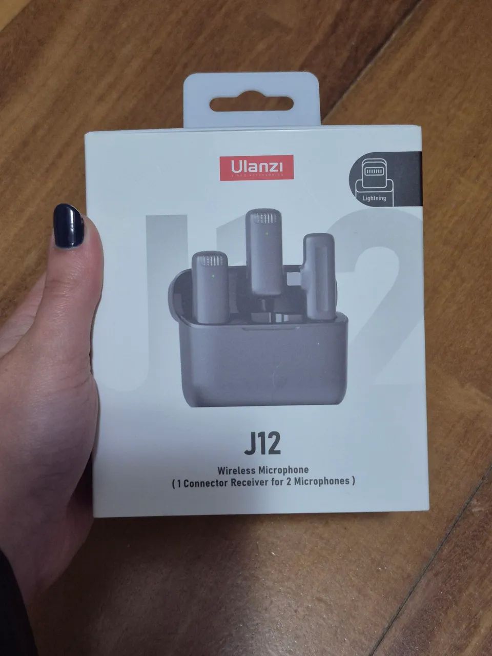 Microfone de lapela Ulanzi J12 novo - Foto 3