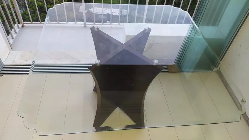 Mesa de Vidro - 4 Lugares - Foto 3