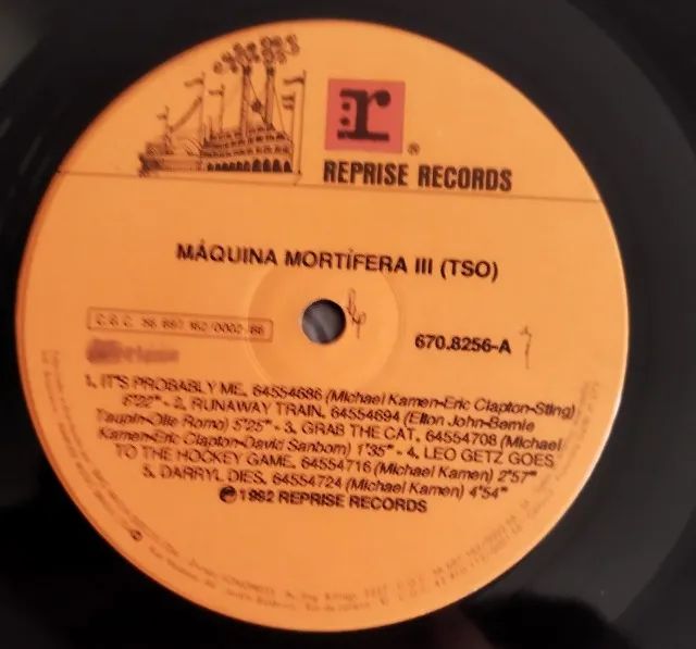 LP Vinil Máquina Mortífera 3 (Lethal Weapon 3) Soundtrack (1992) VG+ VG - Foto 3