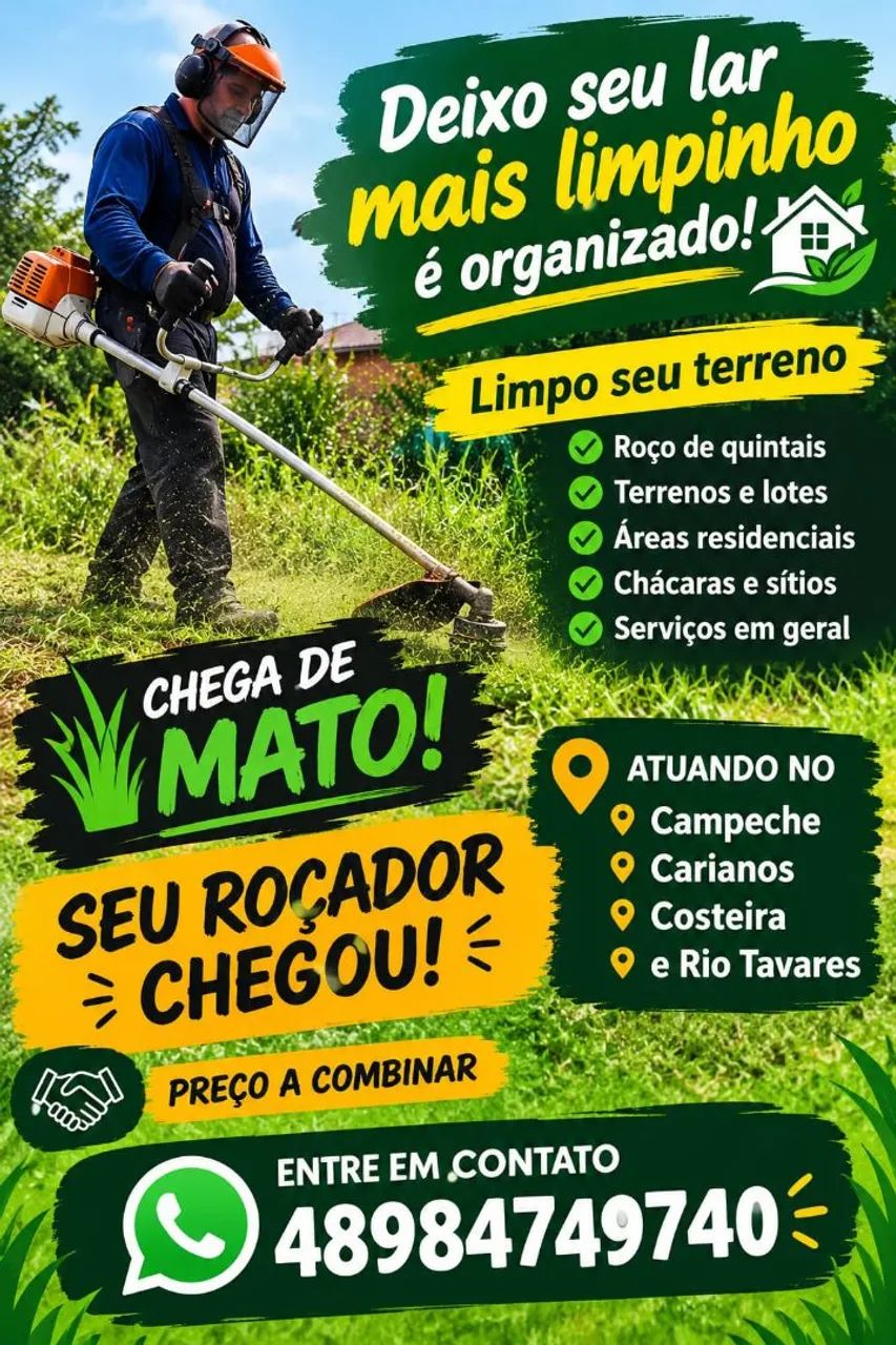 Limpeza de terrenos e quintais com roçadeira  - Foto 2