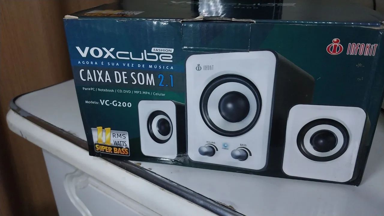 Caixa de Som Usb VC-G200 2.1 Canais - Foto 4