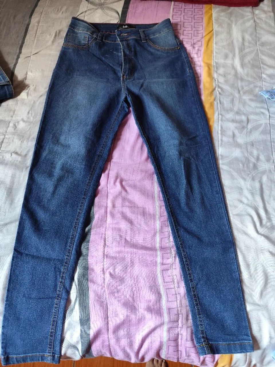 Calça jeans feminina básica 
