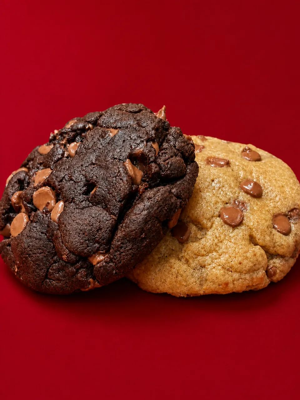 Cookie de cacau recheio de brigadeiro 