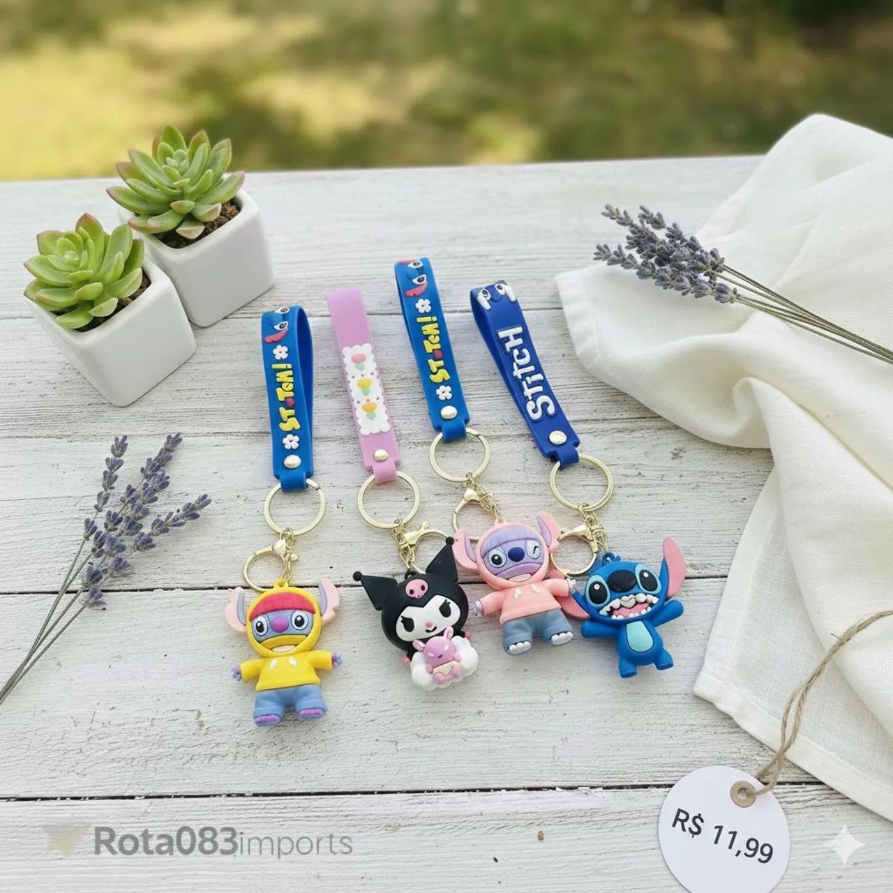 Chaveiros divertidos 