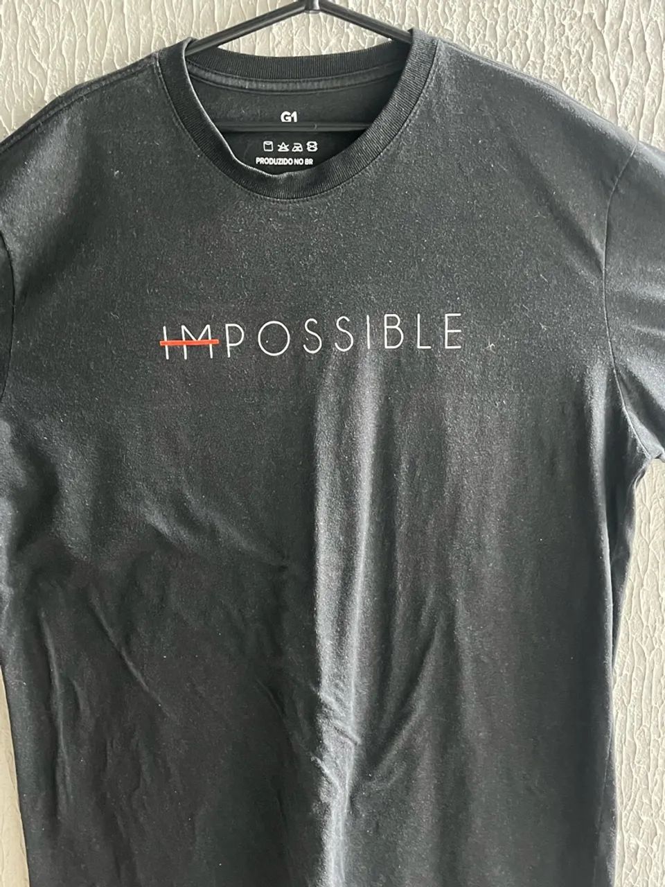 Camiseta g1 preta. Semi nova  - Foto 2