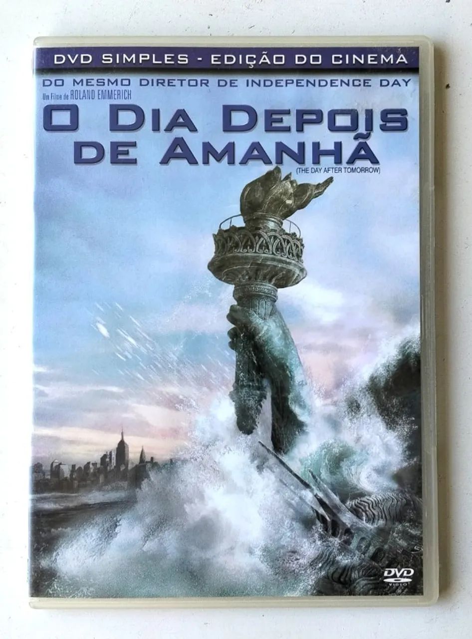 Dvd Filme O Dia Depois de Amanhã - 2004 - Usado - CDs, DVDs etc