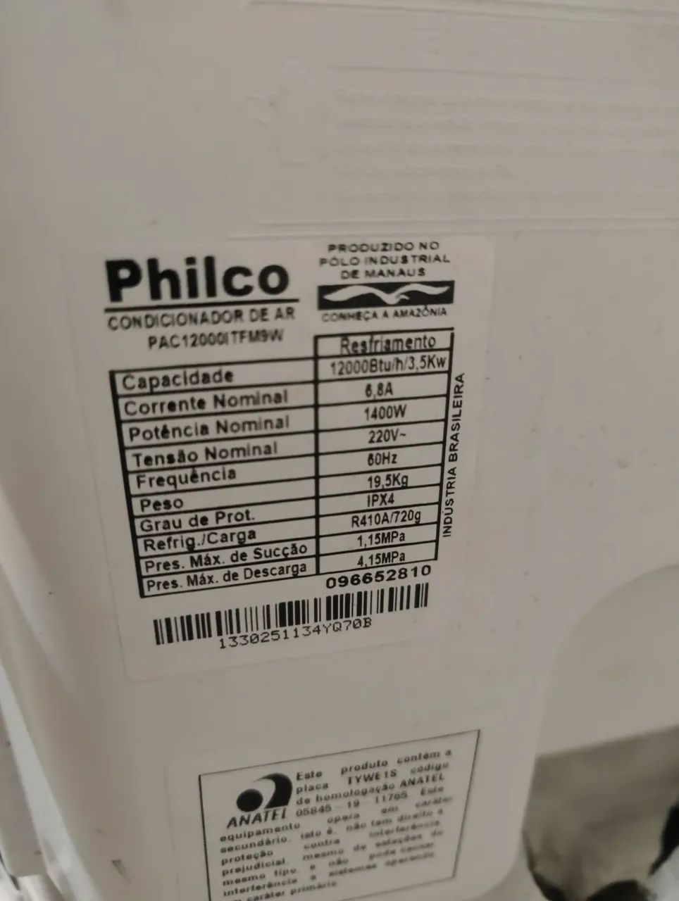 Ar Condicionado Philco 12.000 - Foto 4