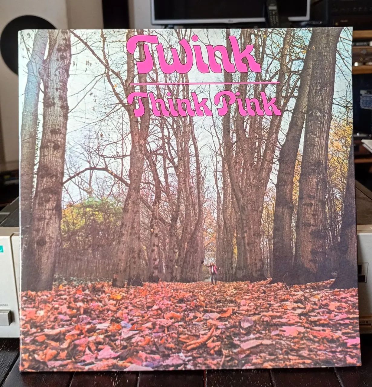 LP TWINK Think Pink Usado RE Vinil Rosa