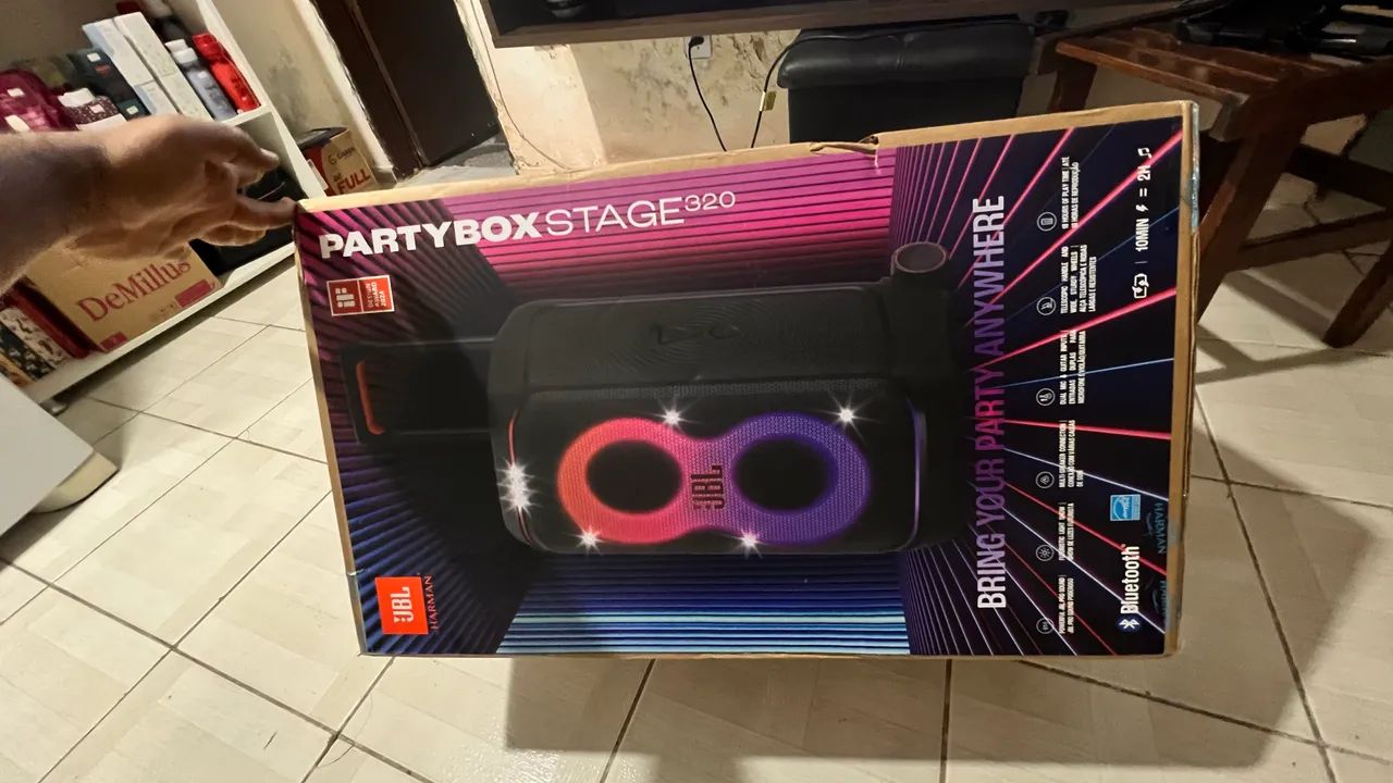 PARTYBOX 320 JBL - NOVA LACRADA *** - Foto 4