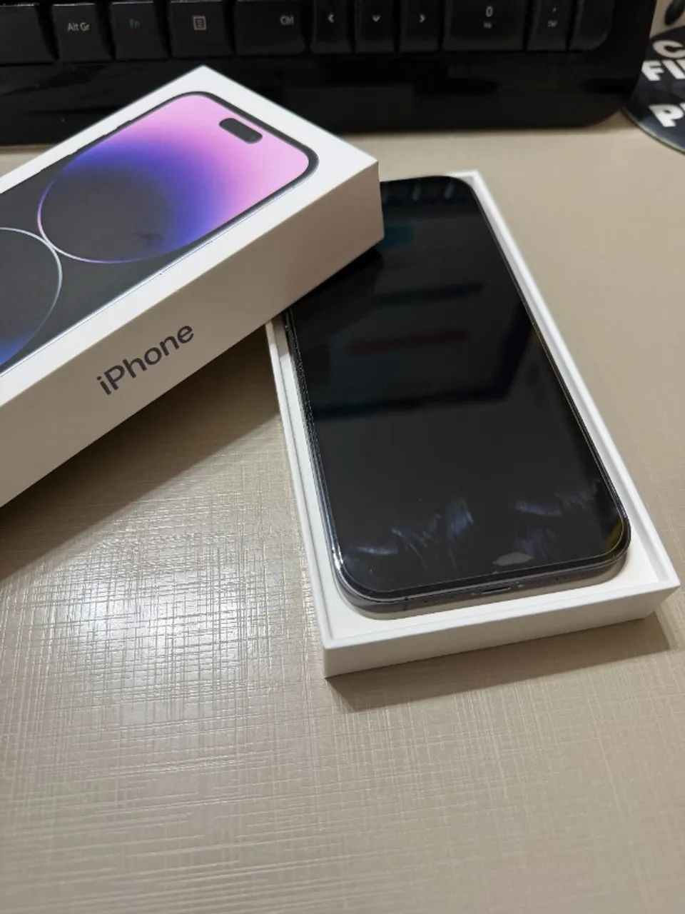 iPhone 14 Pro Max 512Gb Roxo impecável com caixa - Foto 5