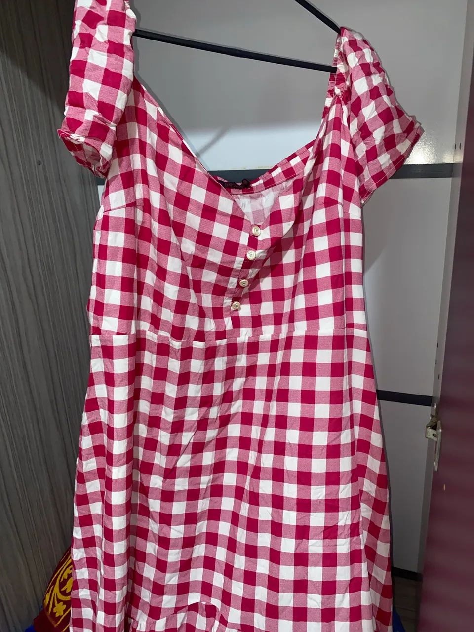 Vestido quadriculado - G ao GG - Foto 3