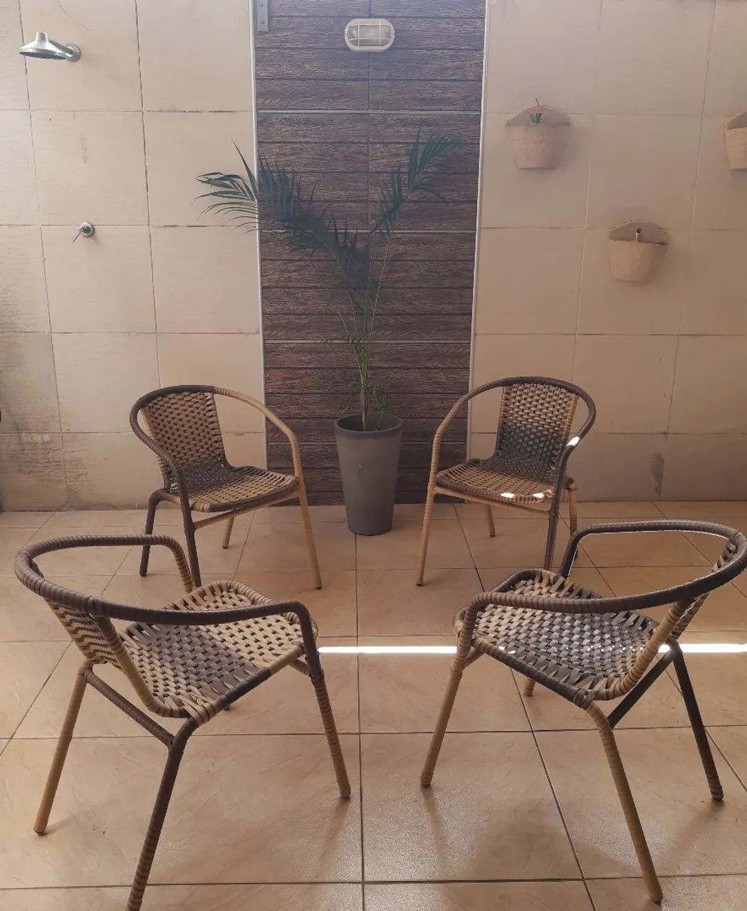 Conjunto com 4 cadeiras de terraço - Foto 2