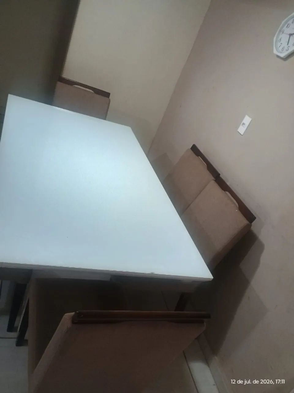 Mesa de jantar retangular com 6 cadeiras - Foto 3
