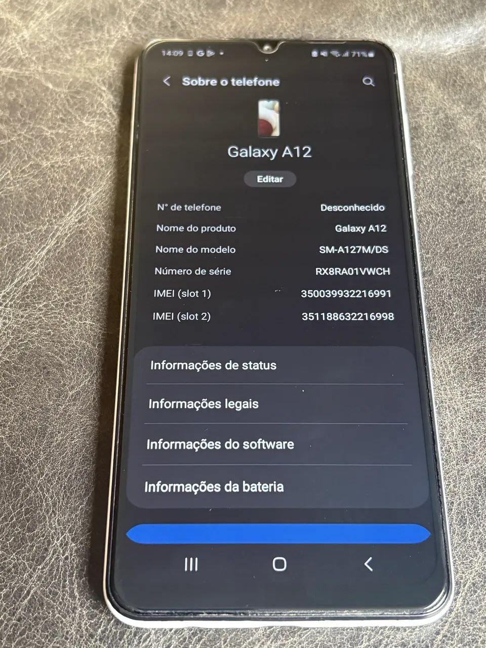 Samsung galaxy A12 em ótimo estado sem defeito algum  - Foto 2