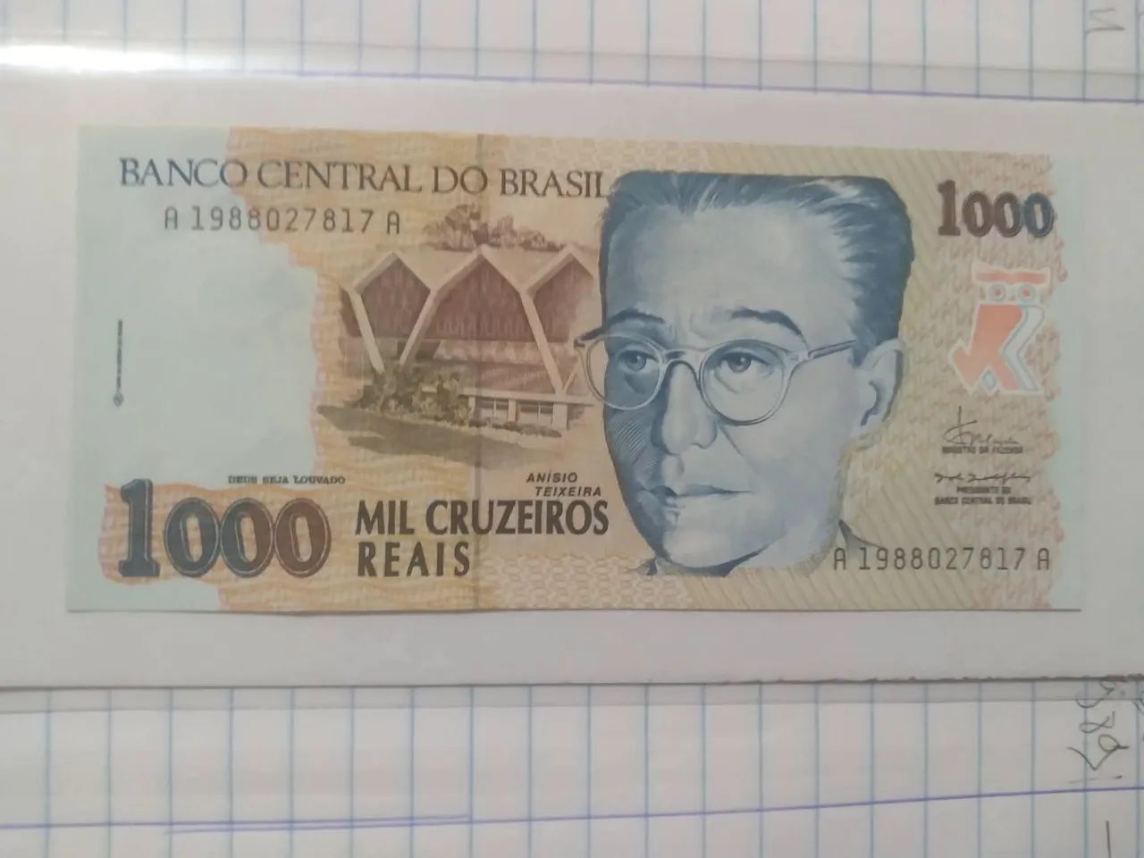 SET 18 - 2 CÉDULAS CRUZEIROS E CRUZEIROS REAIS - Foto 3