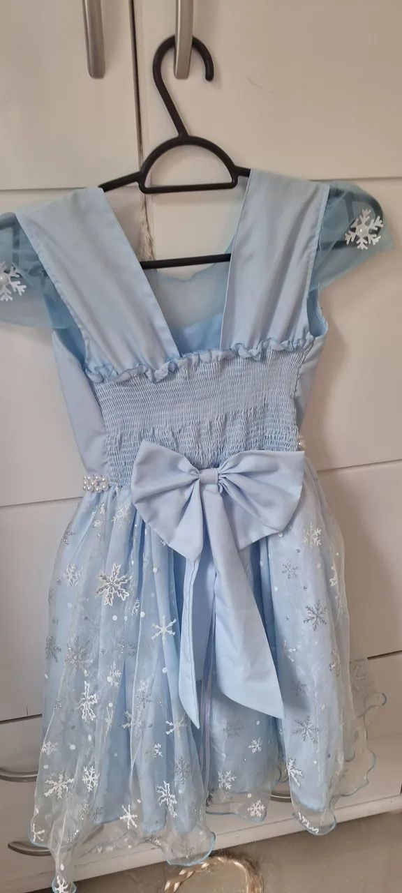 Vestido  tema Elsa - Foto 4