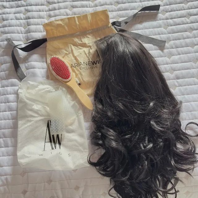 Lace Front Maíra Ariane Wigs - Castanho Escuro 13x6 - Foto 2