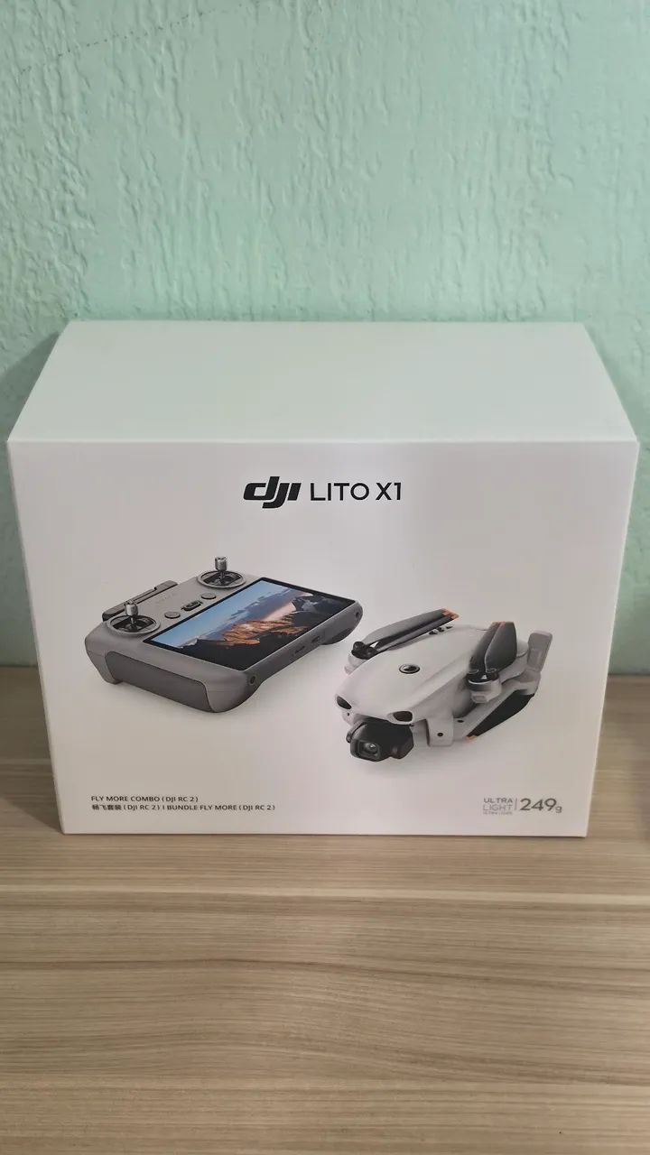 DRONE DJI LITO X1 COMBO FLY COM TELA
