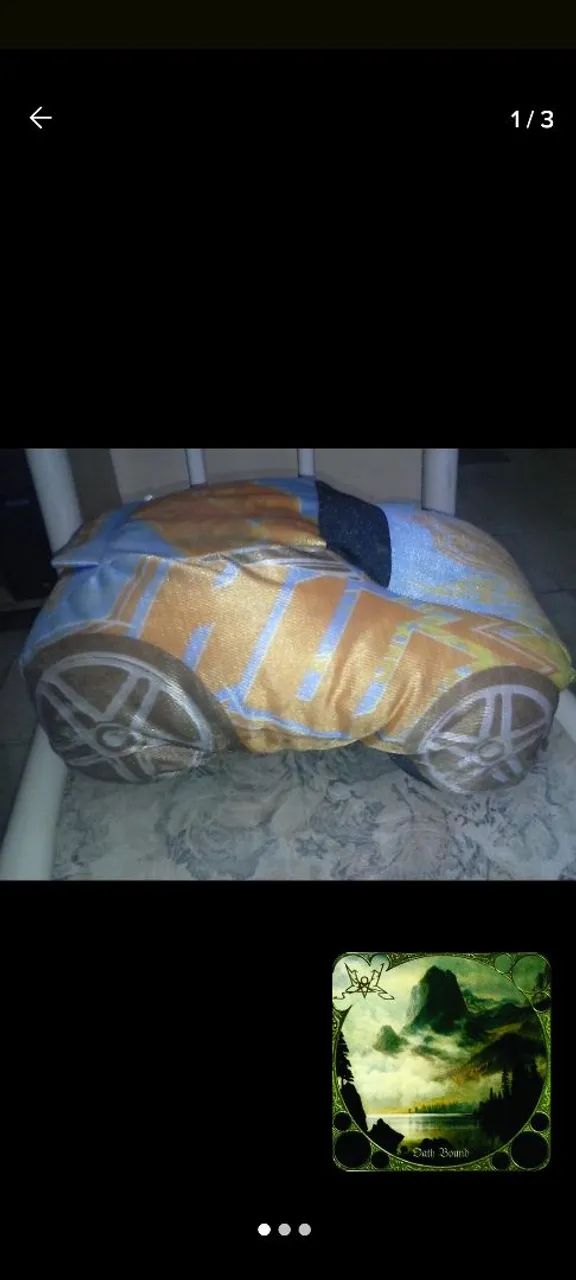 Almofada Hot wheels infantil, original, rara!
