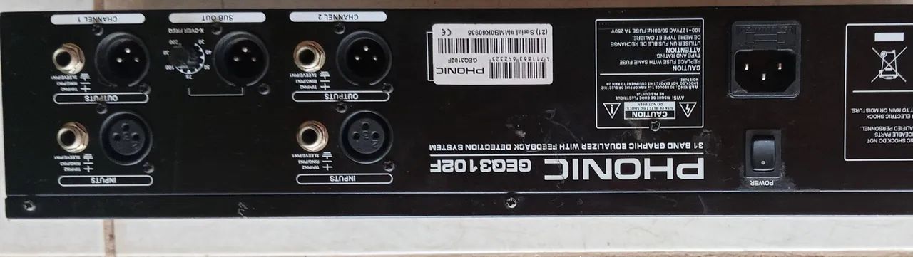Equalizador phonic 31 bandas. - Foto 4