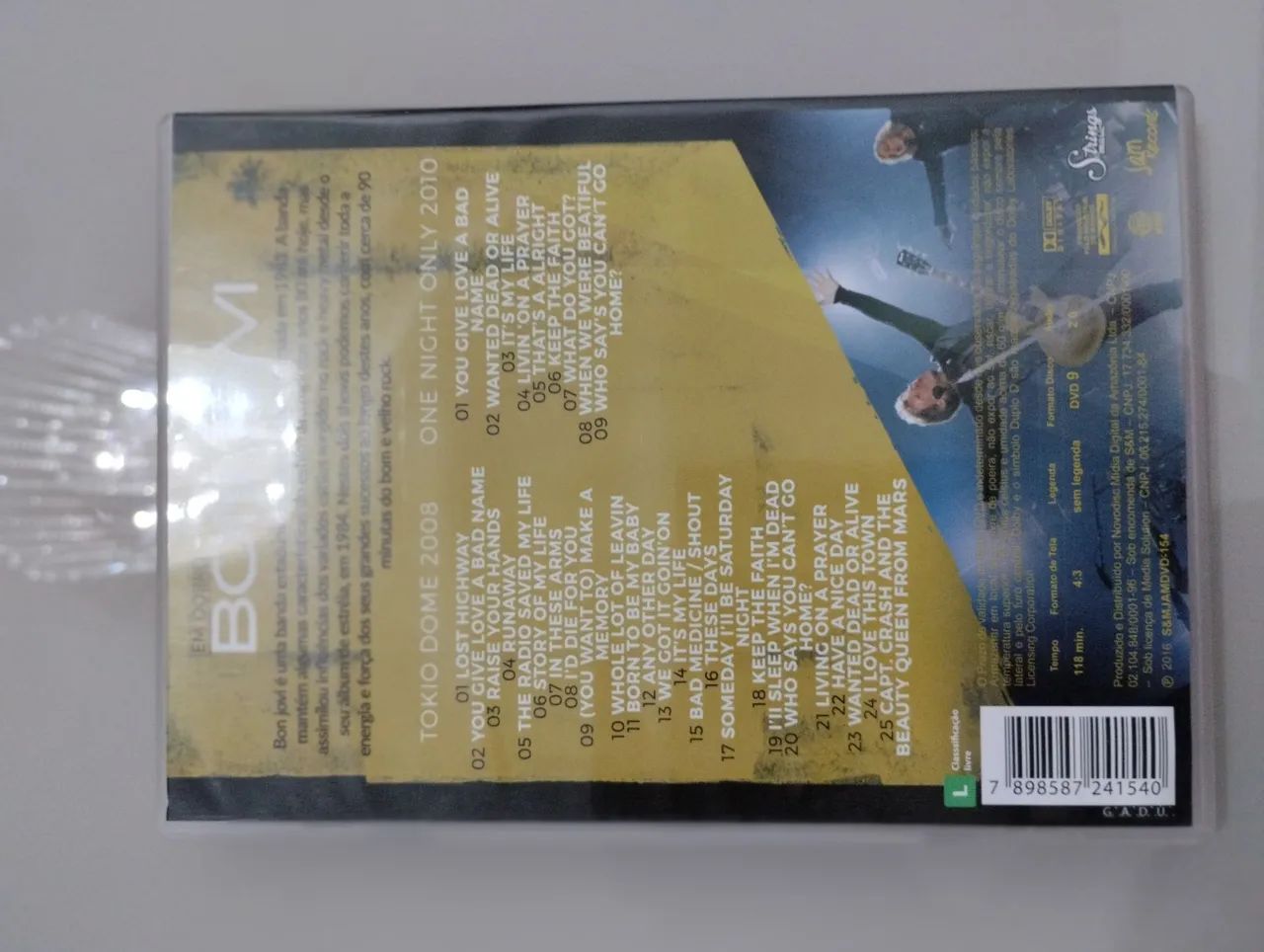 DVD Bon Jovi Ao Vivo em Tokyo Original  - Foto 2