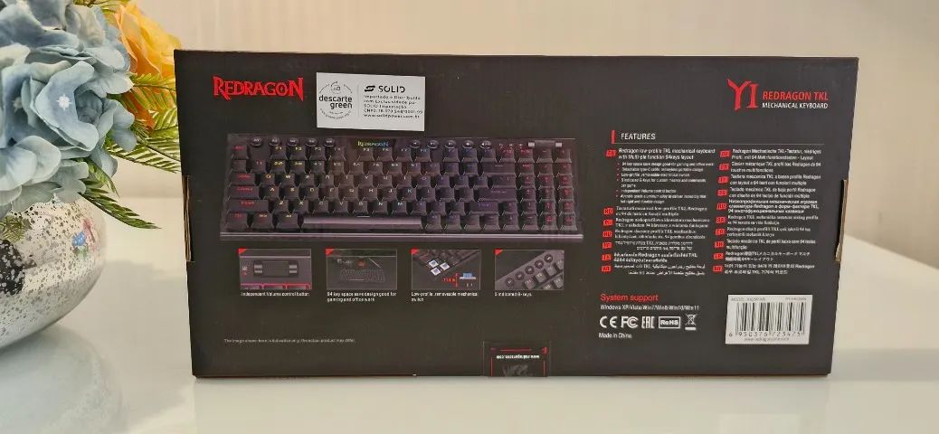 Teclado Mecânico Redragon TKL Low Profile - Foto 2