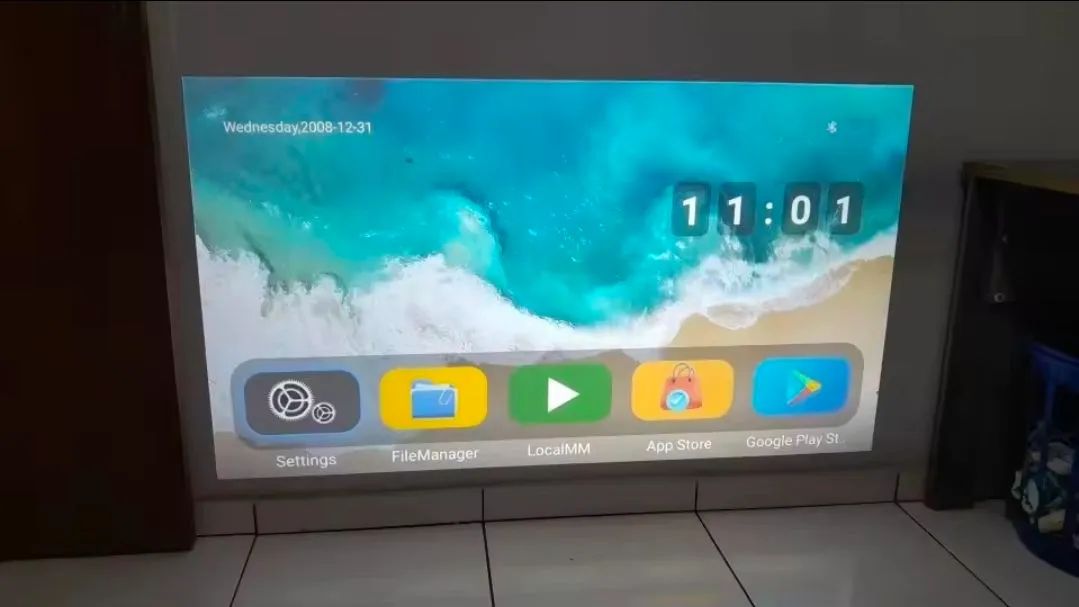 Vevshao A22, Projetor Full HD, Selado, Suporte 4k, Som duplo frontal - Foto 3