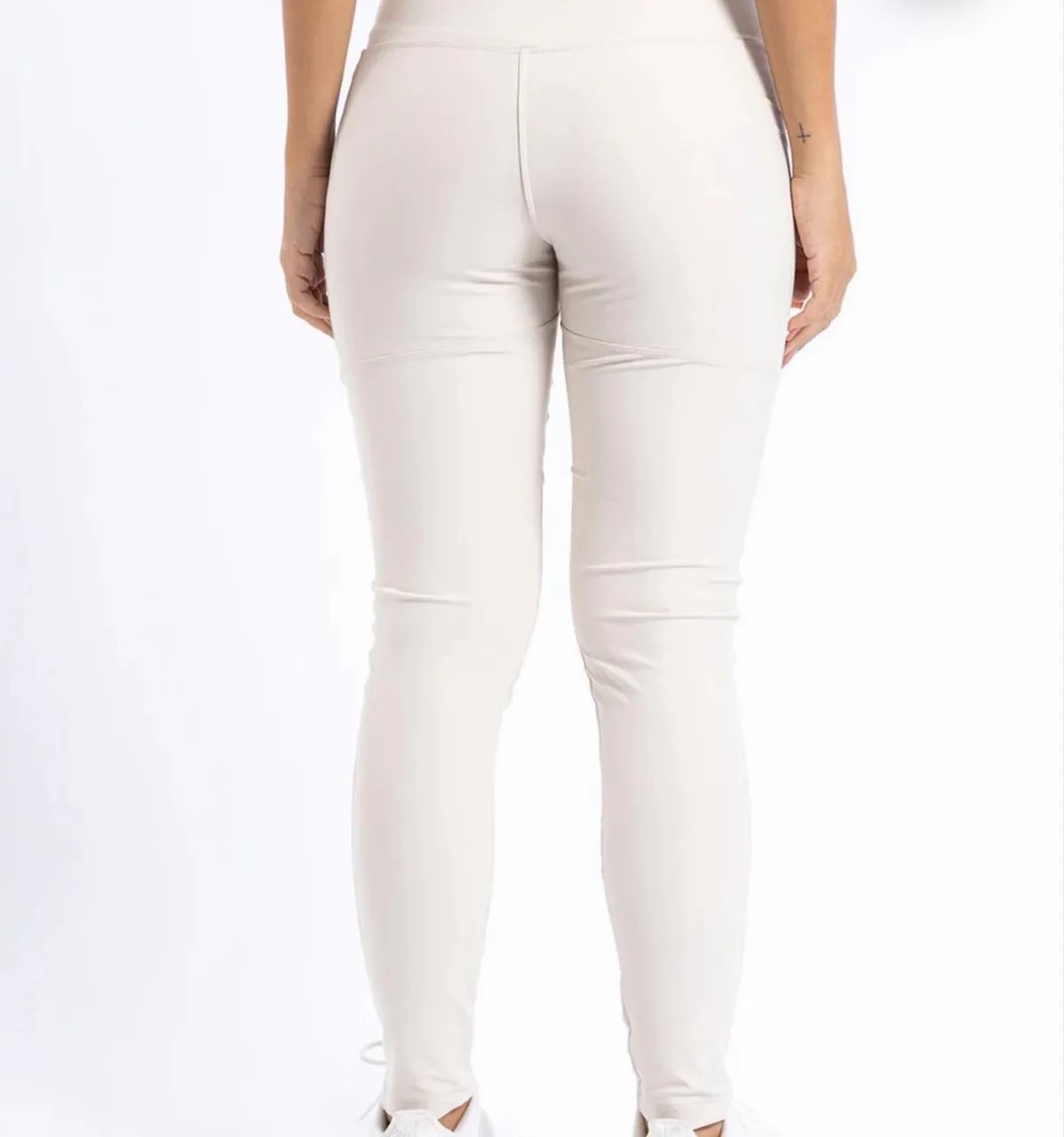 Legging Lisa Bege Luna com bolsos Sinergia - Foto 4