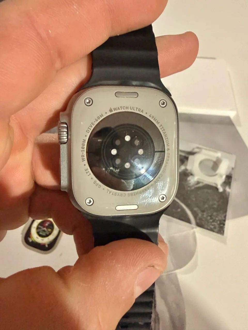 Apple Watch Ultra 1 49mm ( Caixa e acessórios) - Foto 3