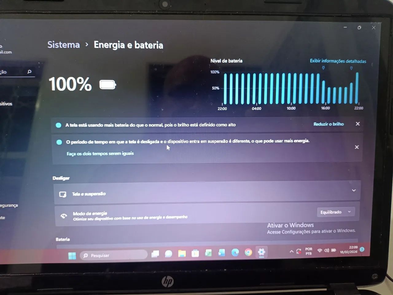 Notebook HP Intel Core i3 com SSD - Rápido e Ideal para Estudos/Trabalho - Foto 3