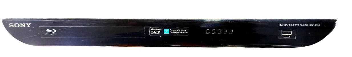 Blu-ray Sony 3D BDP-S590 3D Hi-fi saída ótica funcionando plenamente mas sem o controle - Foto 2