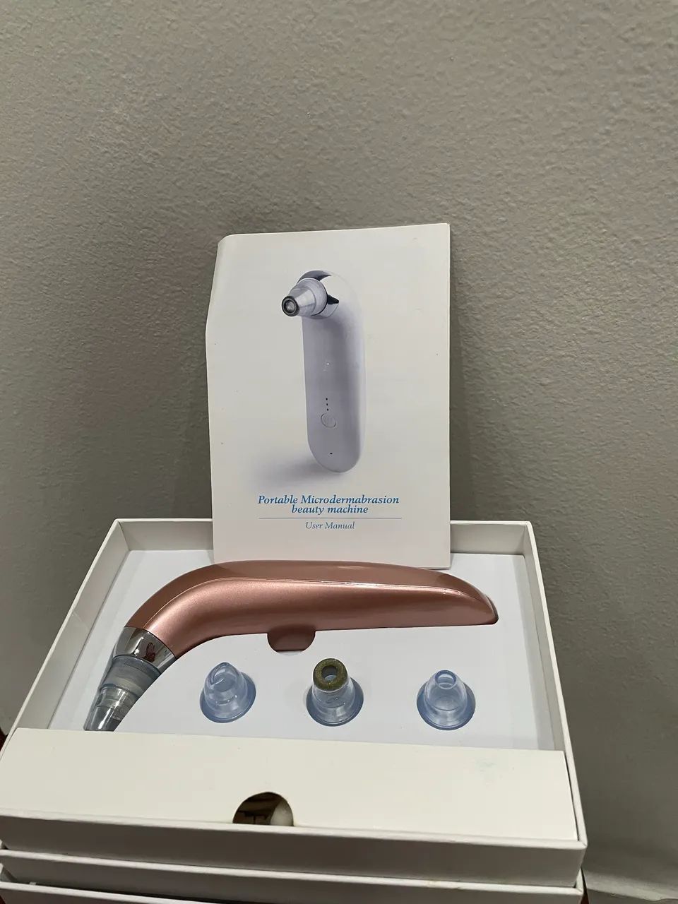 Microdermoabrasão(aparelho de peeling de diamante ou extrator de cravos a vácuo